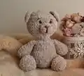 Disy the Bear Amigurumi Pattern step 2 - assembly progress
