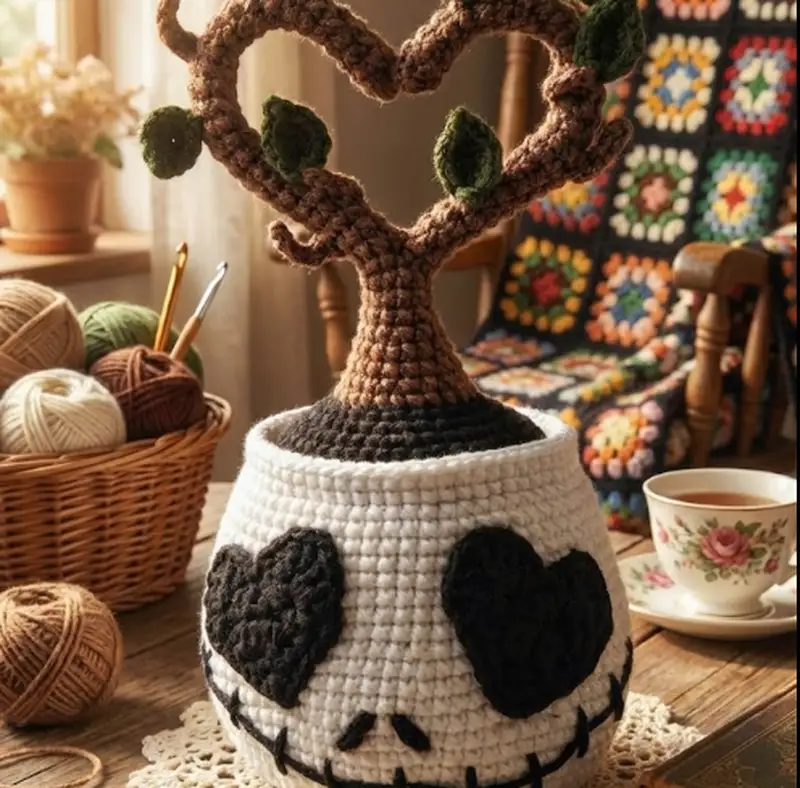 Complimentary Intermediate crochet pattern: Jack in Love Tree Amigurumi Pattern - Simple to follow guide