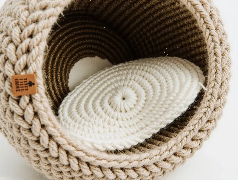 Complimentary Intermediate crochet pattern: Cozy Cat House Crochet Pattern - Simple to follow guide