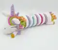 Unicorn Stacking Toy Amigurumi Pattern step 2 - assembly progress