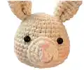 Anna Bunny Amigurumi Pattern step 3 - details and accessories