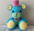 Top Hat Teddy Amigurumi Pattern step 3 - details and accessories