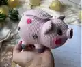 Adorable Piggy Bank Amigurumi Pattern step 2 - assembly progress