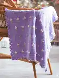 Sweet Ice Cream Crochet Blanket Pattern step 1 - construction progress