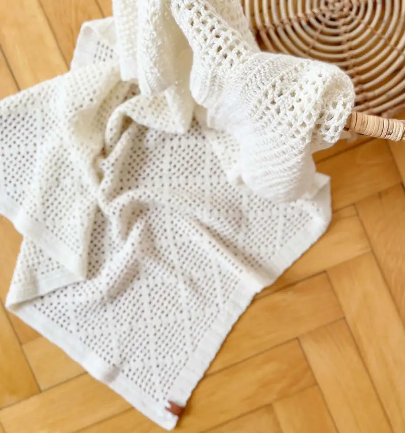 Complimentary Intermediate crochet pattern: Baby Summer Blanket Crochet Pattern - Simple to follow guide