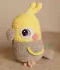 Lovebird and Parrot Amigurumi Pattern step 3 - details and accessories