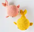 Wallace and Wanda Whale Amigurumi Pattern step 3 - details and accessories