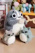Sharkito the Polite Shark Amigurumi Pattern step 1 - construction progress