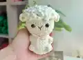Cute Farm Animals Trio Amigurumi Pattern step 1 - construction progress