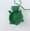 Mini Turtle Amigurumi Pattern step 3 - details and accessories