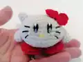 Kirby Hello Kitty Amigurumi Pattern step 3 - details and accessories