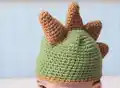 Crochet Hatimals Dinosaur Hat Pattern step 3 - details and accessories