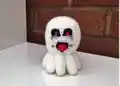 Ghast Minecraft Character Amigurumi Pattern step 4 - final assembly and finishing