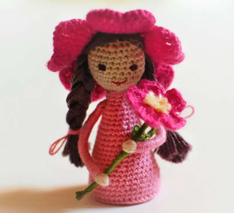 Complimentary Advanced crochet pattern: Wild Rose Fairy Amigurumi Pattern - Simple to follow guide