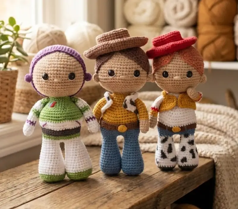 Complimentary Intermediate crochet pattern: Buzz Lightyear Amigurumi Pattern - Simple to follow guide