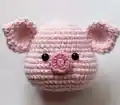 Pig Phone Pouch Crochet Pattern step 3 - details and accessories