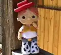 Woody and Jessie Toy Story Amigurumi Pattern step 2 - assembly progress