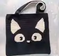 Black Cat Bag Crochet Pattern step 4 - final assembly and finishing