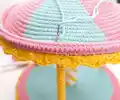 Merry-Go-Round Carousel Crochet Pattern step 4 - final assembly and finishing