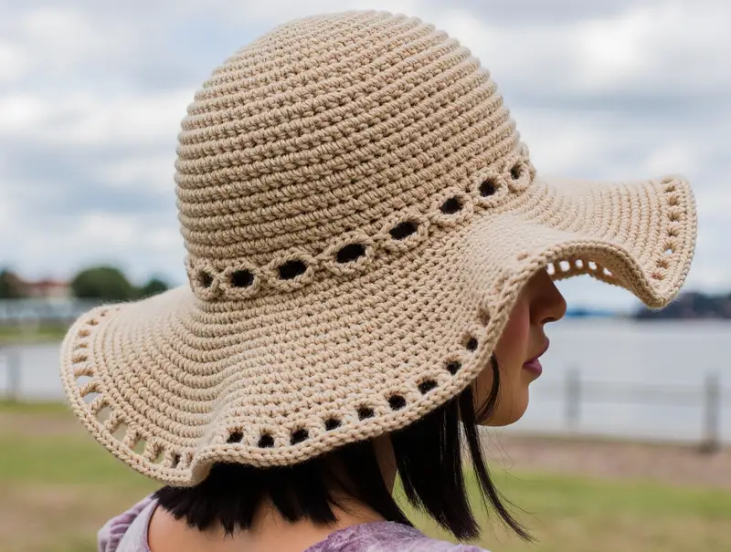 Complimentary Beginner Friendly crochet pattern: Crochet Summer Sun Hat Pattern - Simple to follow guide