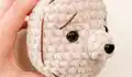 Herbie Hedgehog Amigurumi Pattern step 4 - final assembly and finishing