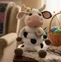 Cow Stacking Toy Amigurumi Pattern step 1 - construction progress