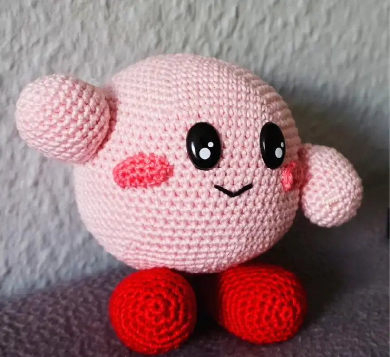 Complimentary Beginner Friendly crochet pattern: Mini Kirby Amigurumi Pattern - Simple to follow guide