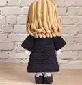 Hermione Granger Witch Girl Amigurumi Pattern step 2 - assembly progress