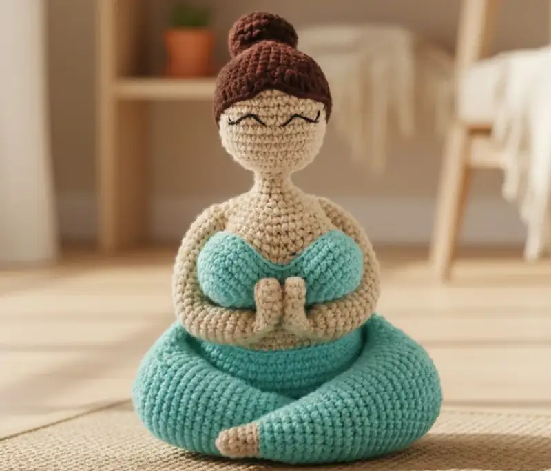 Complimentary Advanced crochet pattern: Yoga Girl Amigurumi Pattern - Simple to follow guide