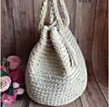 Dew Drop Tote Handbag Crochet Pattern step 3 - details and accessories