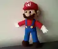 Super Mario Amigurumi Pattern step 1 - construction progress