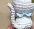 Kitty White Kitten Amigurumi Pattern step 3 - details and accessories