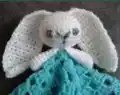 Cute Bunny Comforter Pattern step 3 - details and accessories
