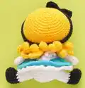 Alice in Wonderland Amigurumi Pattern step 3 - details and accessories