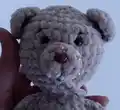 Disy the Bear Amigurumi Pattern step 3 - details and accessories