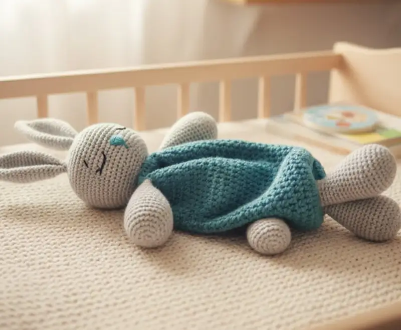 Complimentary Intermediate crochet pattern: Bunny Lovey Crochet Amigurumi Pattern - Simple to follow guide
