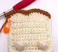 Loafie the Bread Amigurumi Pattern step 2 - assembly progress