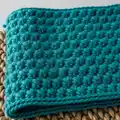 Aspen Blanket Crochet Pattern step 1 - construction progress