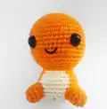 Charmander Evolution Line Amigurumi Pattern step 3 - details and accessories