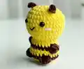 Mini Bee, Mouse & Puppy Dog Amigurumi Pattern step 2 - assembly progress