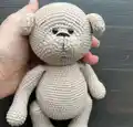 Little Teddy Bear Amigurumi Pattern step 4 - final assembly and finishing