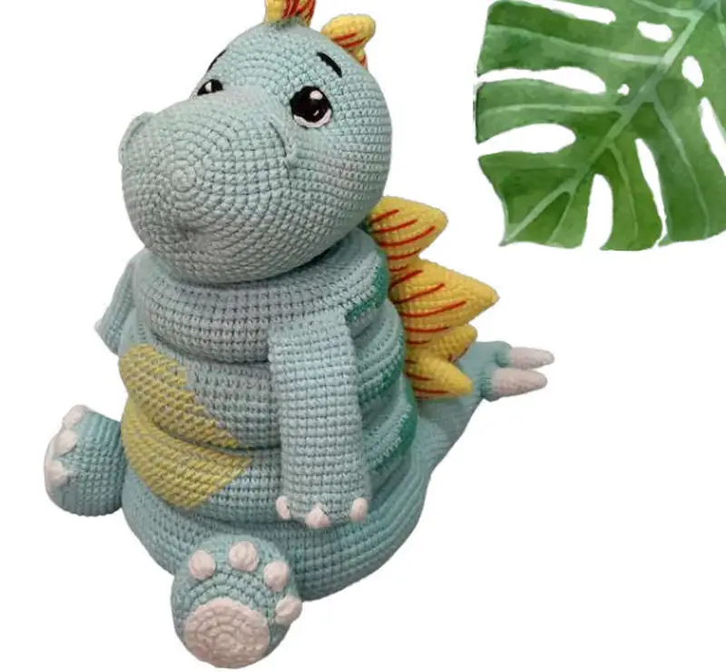 Complimentary Advanced crochet pattern: Stegosaurus Dinosaur Amigurumi Pattern - Simple to follow guide