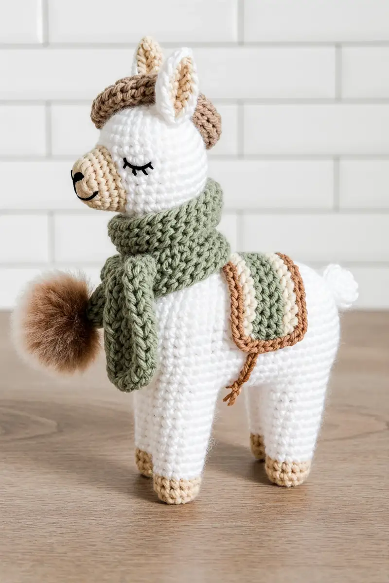 Complimentary Intermediate crochet pattern: Louisa Llama Amigurumi Pattern - Simple to follow guide