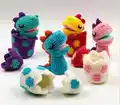 Baby Dinosaur Hatching Eggs Amigurumi Pattern step 4 - final assembly and finishing