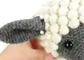 Bobble Sheep Amigurumi Pattern step 4 - final assembly and finishing