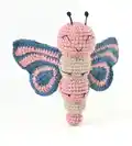 Ava the Butterfly Amigurumi Pattern step 3 - details and accessories