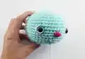 Blue the Butterfly Amigurumi Pattern step 3 - details and accessories