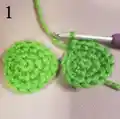 Yoshi Amigurumi Pattern step 2 - assembly progress