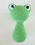 Frog Prince Amigurumi Pattern step 3 - details and accessories