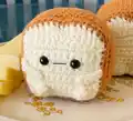 Loafie the Bread Amigurumi Pattern step 1 - construction progress